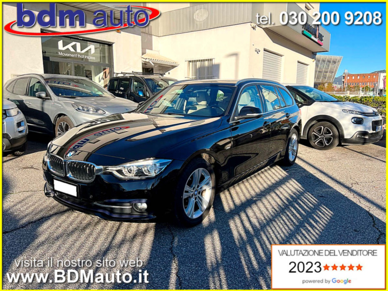 BMW 318 d Touring Sport Allestita SOLO 43000 KM Nero